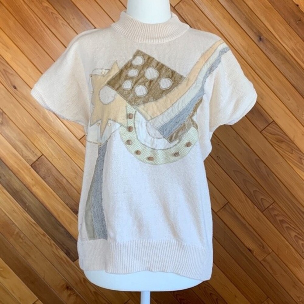 Vintage Pierre Cardin Appliqué Sweater